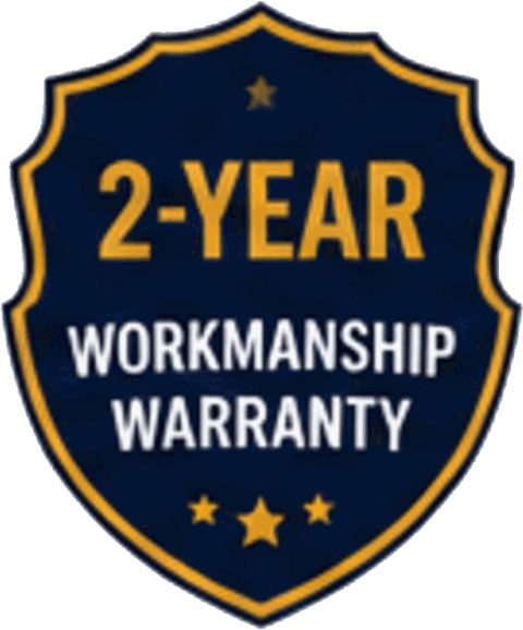2-Year Workmanship Warranty badge
